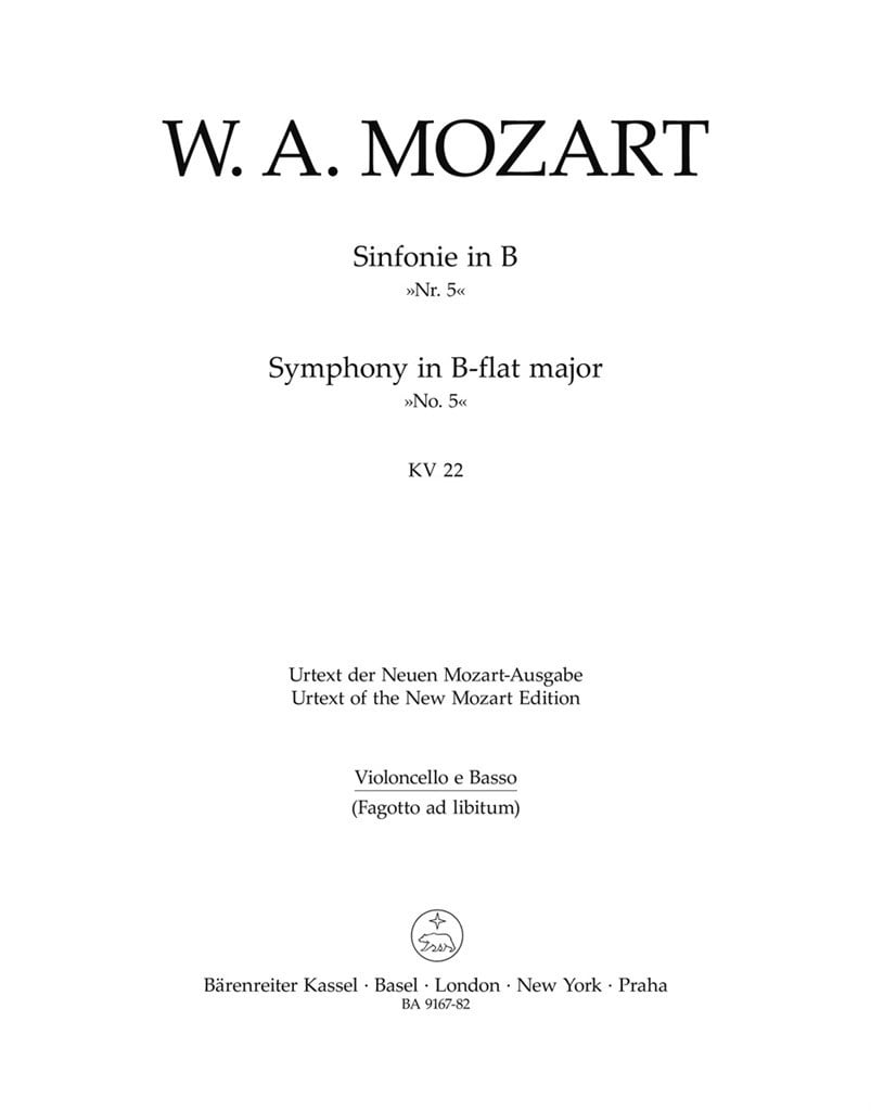 Symphony in Bb Major No. 5